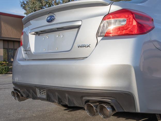 2015-2021 SUBARU WRX / STI | MUFFLER DELETE AXLE BACK EXHAUST 4 INCH CHROME QUAD TIPS