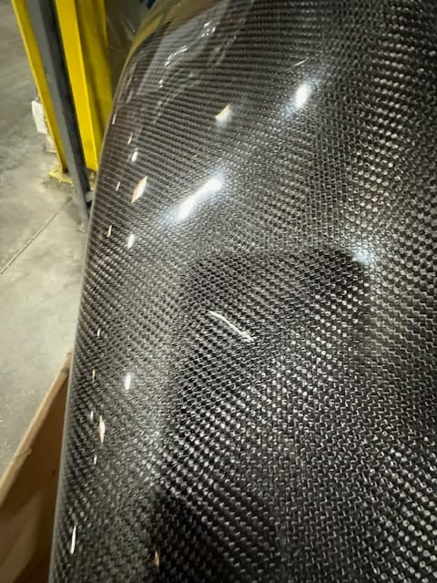 *BLEMISHED/DISCOUNTED*2005-2013 Chevrolet Corvette C6 Carbon Creations ZR2 Front Fenders - 2 Piece