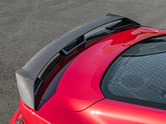 2024-Up Ford Mustang S650 | GT Style CARBON FIBER Rear Trunk Lid Wing & Spoiler Panel