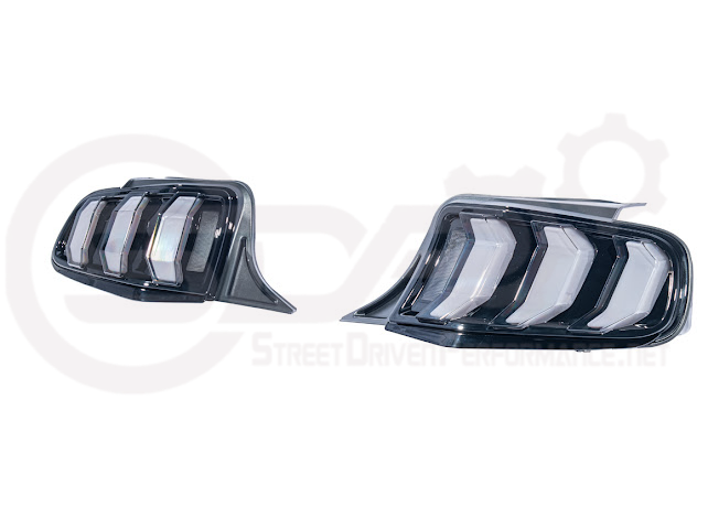 2010-2014 FORD MUSTANG S197 | S550 EURO STYLE SEQUENTIAL SIGNAL LED REAR TAILLIGHTS PAIR