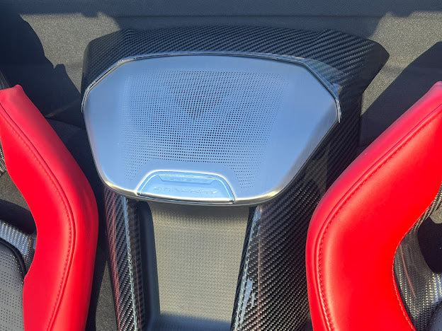 2020+ CORVETTE C8 CONVERTIBLE | CARBON FIBER INTERIOR WATERFALL SPEAKER GRILLE
