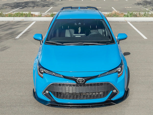 2019-UP TOYOTA COROLLA HATCHBACK | JDM PERFORMANCE PACKAGE FRONT SPLITTER LIP GROUND EFFECTS