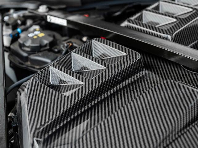 2023-UP BMW G87 M2 | Factory Style Carbon Fiber Front Engine Cover Replacement