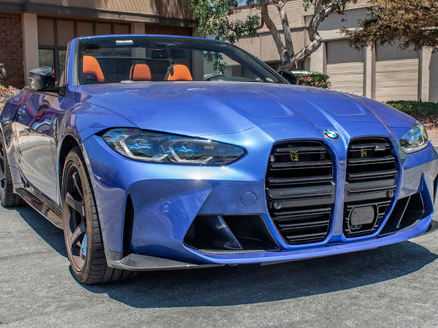 2021-Up BMW G82 / G83 M4 | Factory Extended Style Carbon Fiber Front Lip Splitter Pair Ground Effects