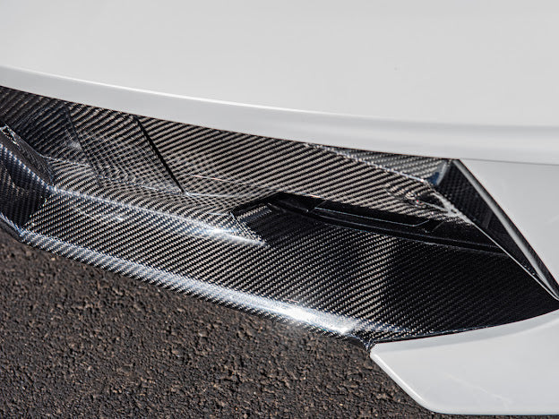 2020+ CHEVROLET CORVETTE C8 STINGRAY & Z51 | CARBON FIBER FASCIA PANEL GRILLE REPLACEMENT