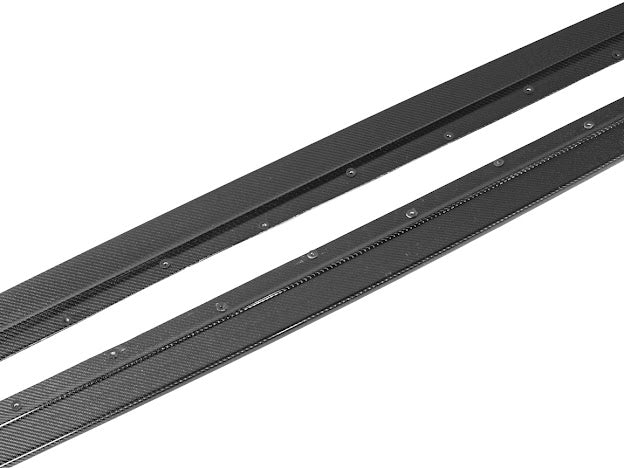 2021-Up BMW G82 G83 M4 M-Performance Extended Style | CARBON FIBER *ADD-ON* Side Skirts Extension Rocker Panel Ground Effects