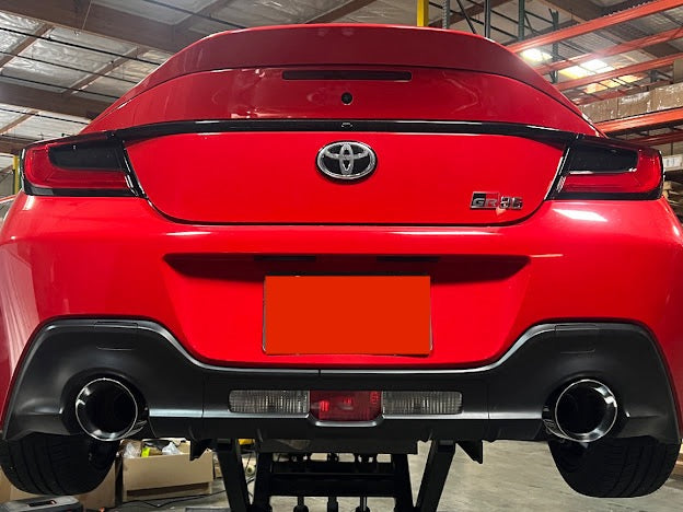2022-PRESENT TOYOTA GR86 & SUBARU BRZ | MUFFLER DELETE AXLE BACK EXHAUST (CHOME TIPS)