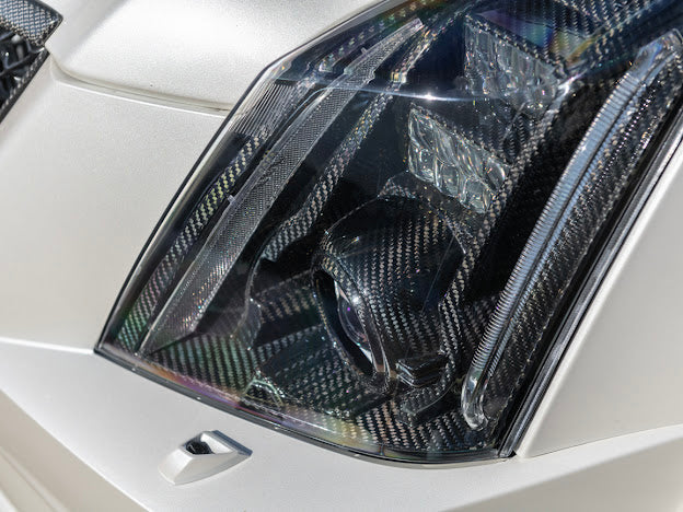2009-2015 Cadillac CTS/CTS-V V2 SDP Carbon Fiber Headlight  Internal Housings Bezels