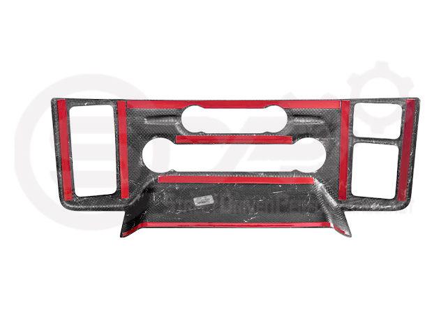 2021-UP FORD F-150 | FACTORY STYLE CARBON FIBER CENTER AC RADIO CONTROL PANEL COVER