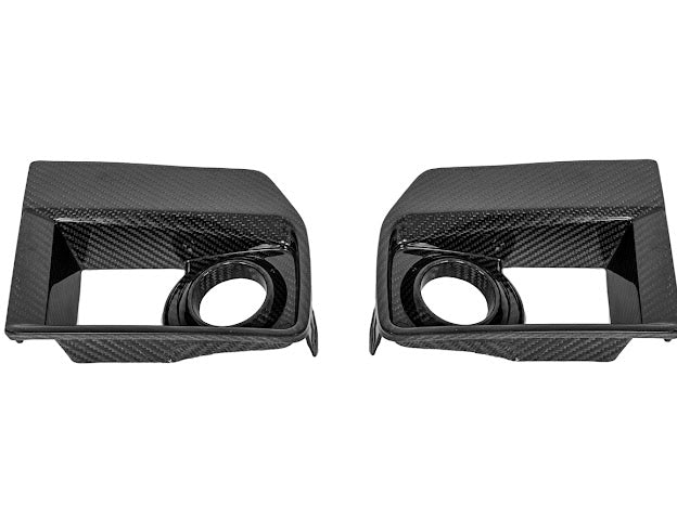 2009-2015 CTS-V V2 - Carbon Fiber Fog Light Bezels / Covers