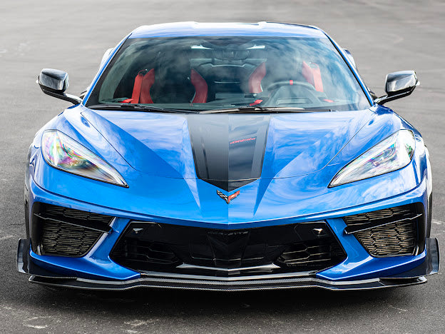 2020+ CHEVROLET CORVETTE C8 | SDP PERFORMANCE PACKAGE HYDRO DIPPED CARBON FIBER SIDE WHEEL FENDER PAIR