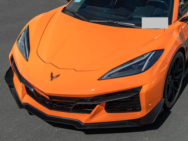 2023-Up Corvette C8 Z06 & E-Ray | “Z07 Performance Package” PAINTED CARBON FIBER Lip Splitter Ground Effects with Canards