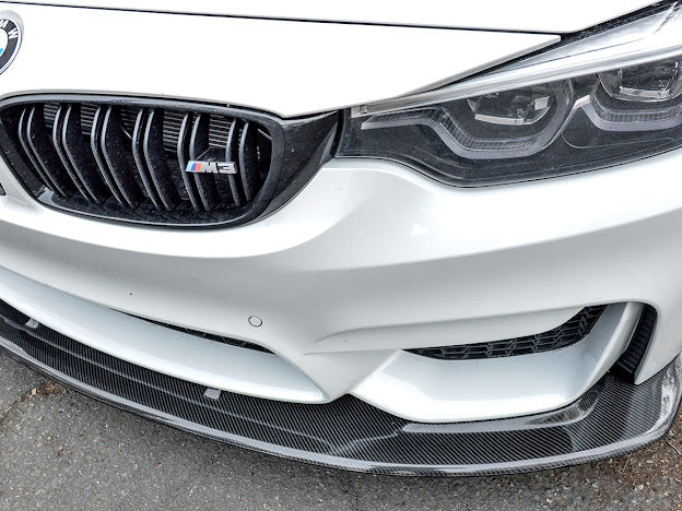2015-2020 BMW F80 M3 & F82 / F83 M4 | SDP PERFORMANCE STYLE CARBON FIBER Front Bumper Lower Lip Splitter Ground Effects