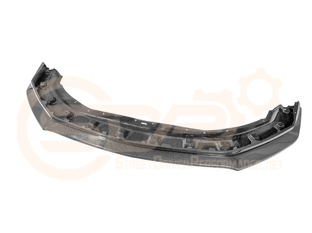 2024-Up Ford Mustang S650 | Dark Horse Factory Style CARBON FIBER Front Bumper Lip Splitter Ground Effects