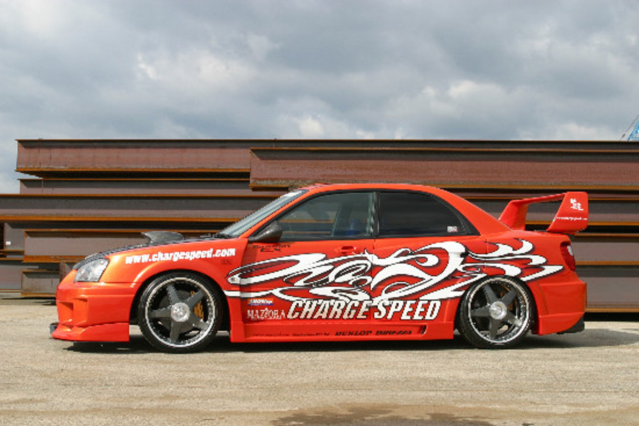 Charge Speed 2004-2005 Subaru Impreza GD-B Peanut Eye Super GT Wide Body Kit Full Kit With 3D CARBON