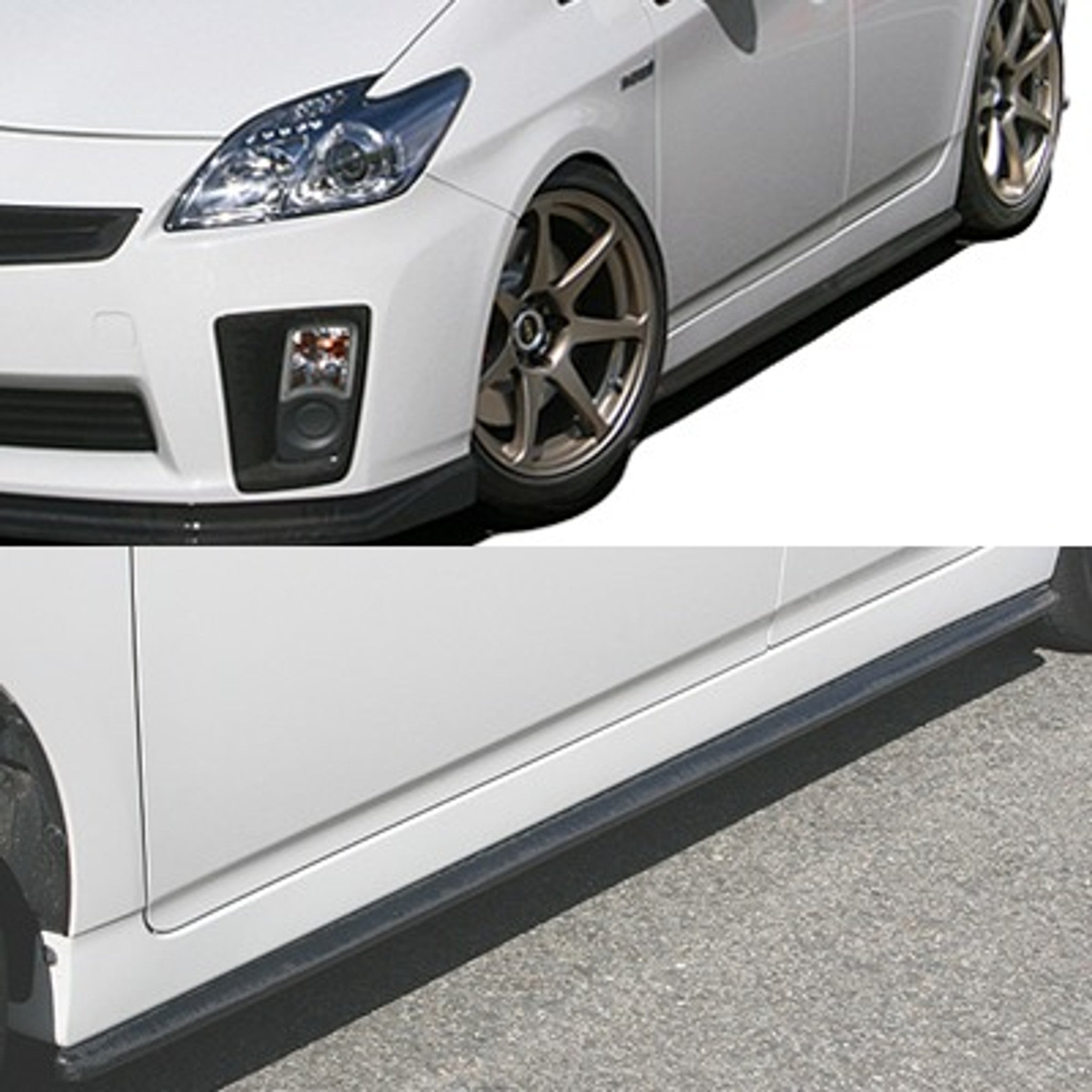 Charge Speed 2010-2011 Toyota Prius Zenki XW30 Bottom Line Full Lip Kit Carbon