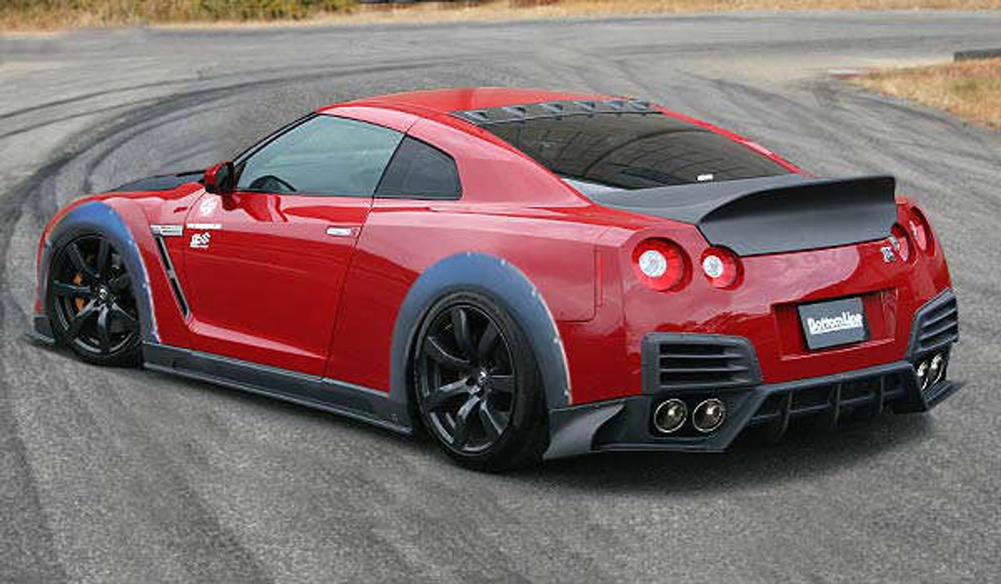 Charge Speed 2007-2021 Nissan GTR R35 Carbon 20mm Rear Over Fenders