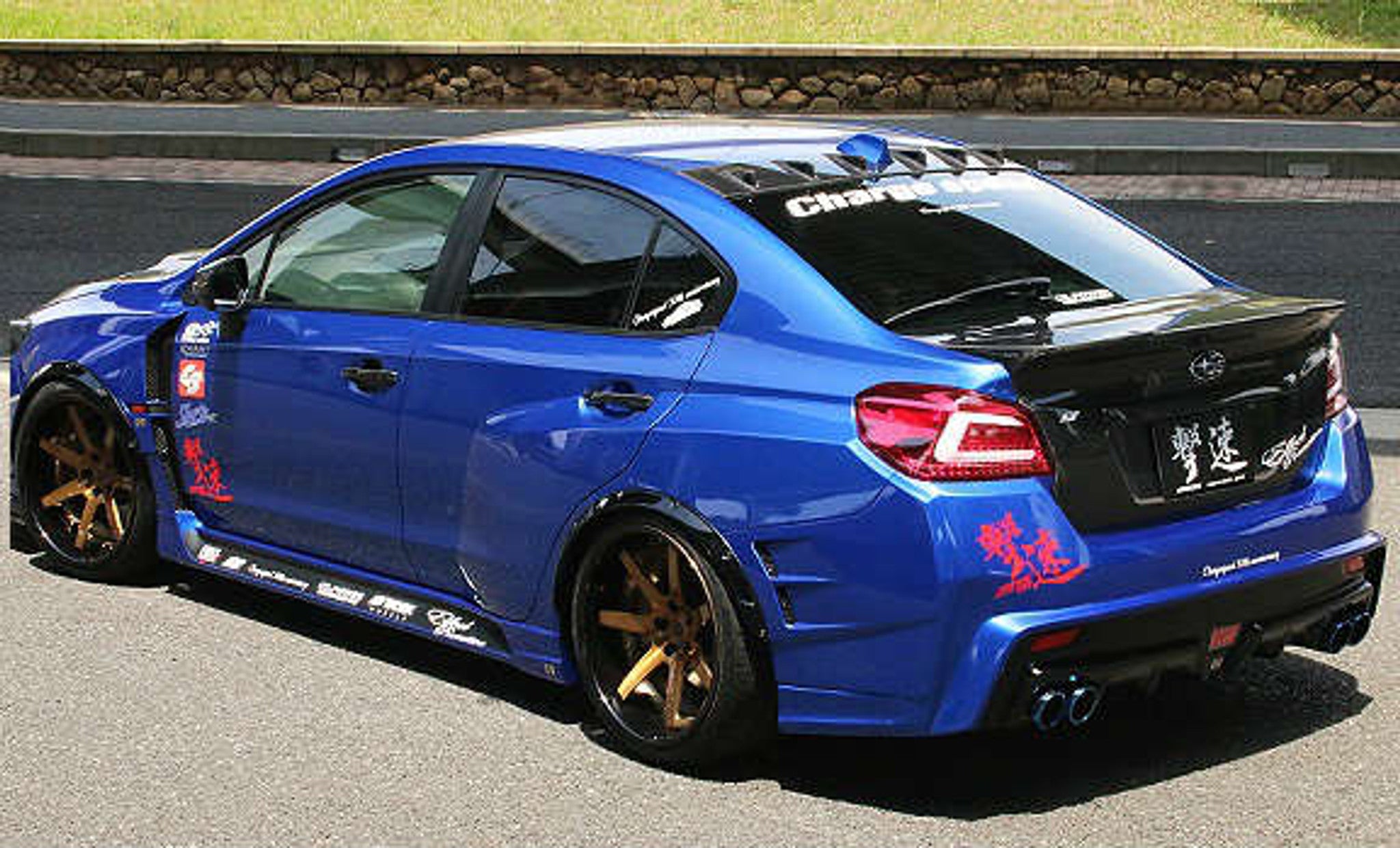 Charge Speed 2015-2021 Subaru WRX/ STi Type 1B Wide Body Complete Kit with Type B CARBON FRONT LIP