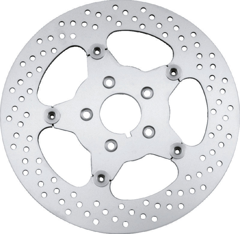 Bikers Choice 84-99 Big Twin & XL 11.5 Inch Front Stainless Mirror Fltg Rotor Replaces H-D 44136-84