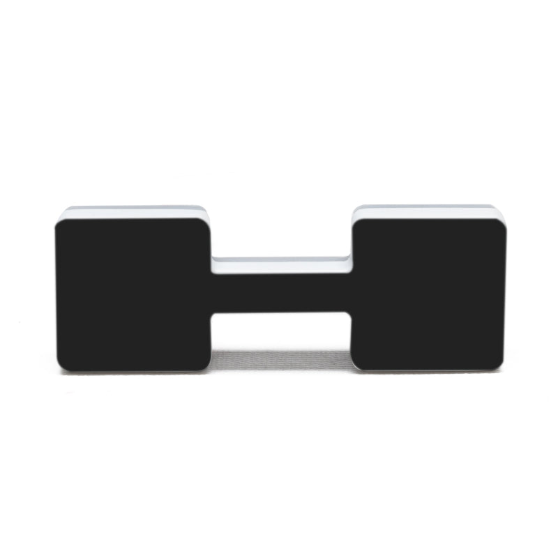 ORACLE Lighting Universal Illuminated LED Letter Badges - Matte Blk Surface Finish - H