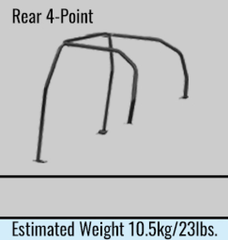 Cusco Chromoly Reg. Capacity 4pt Roll Cage Nissan R33 (S/O/No Cancel) CUSCO BLUE