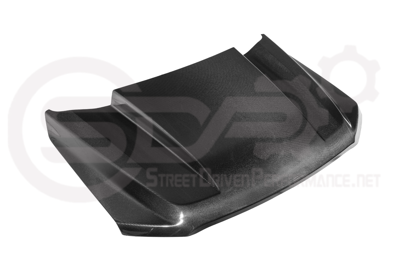 2021-UP FORD F-150 | SDP PERFORMANCE STYLE CARBON FIBER FRONT COWL HOOD