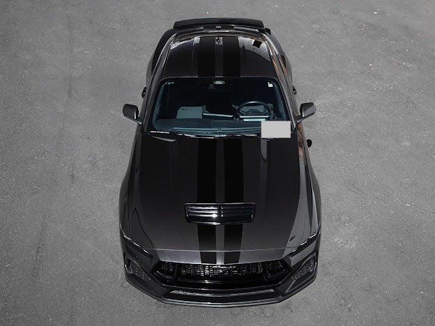 2024-UP FORD MUSTANG S650 | HOOD BODY STRIPE 3M DECALS