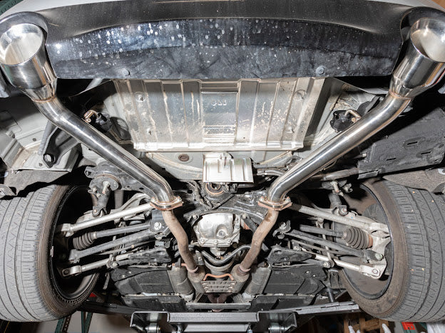 2017-UP INFINITI Q60 MUFFLER DELETE DUAL BURNT TIPS EXHAUST