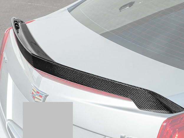 2016 - 2019 Cadillac ATS-V Sedan | Carbon Fiber SDP Style Rear Trunk Lid Spoiler Wing