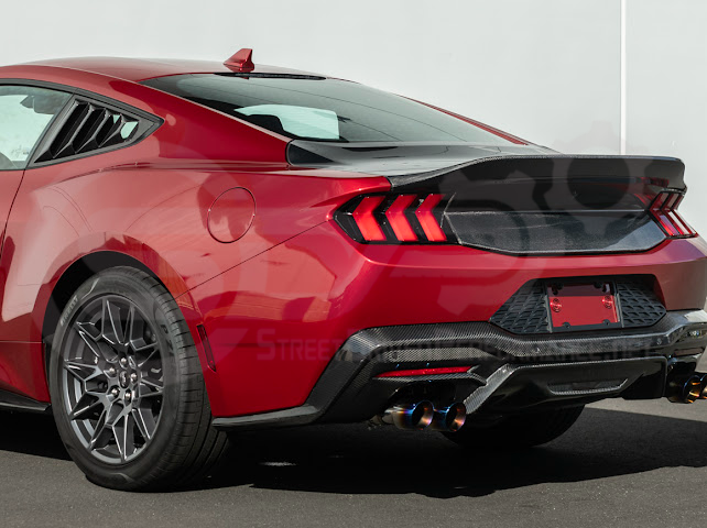 2024-UP FORD MUSTANG S650 | REAR LICENSE PLATE FRAME TRIM COVER