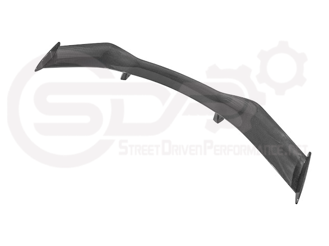 2023-Present Chevrolet Corvette C8 Z06 & E-Ray | Z06 GM Factory Style CARBON FIBER Rear High Wing Spoiler W/ Z07 Performance Package