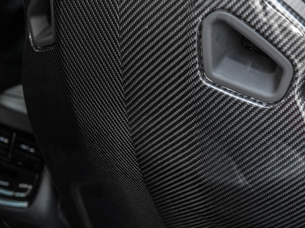 2016 - 2019 Cadillac ATS-V Sedan | Recaro Carbon Fiber Seat Rear Panel Cover Replacement (Driver and Passenger)