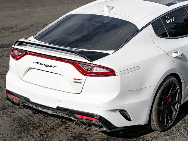2018-Up Kia Stinger Scorpion GT Style GLOSSY BLACK Rear Trunk Lid Wing Spoiler