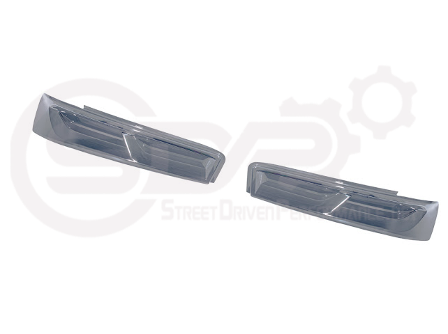2016-2018 CHEVROLET CAMARO | SMOKE TINTED REAR TAIL LIGHT TRIM BEZEL COVER PAIR