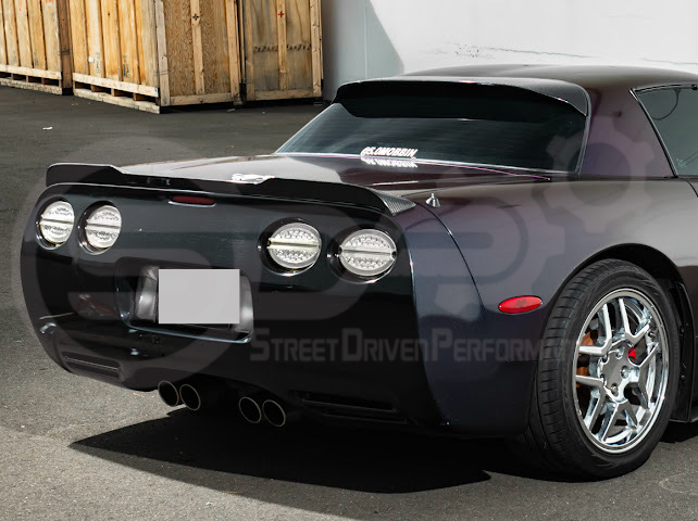 1997-2004 Corvette C5 Z06 Coupe | SDP Performance CARBON FIBER Rear Window Top Roof Wing Spoiler