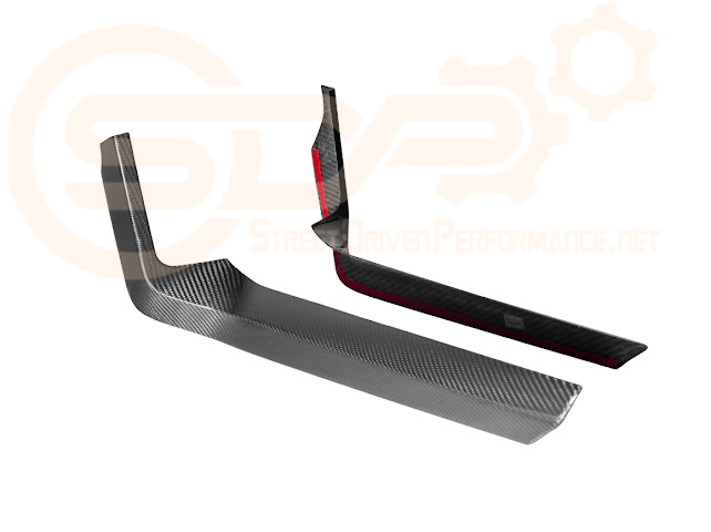 2021-UP FORD F-150 | FACTORY STYLE CARBON FIBER CENTER CONSOLE SIDE PANELS TRIM COVER PAIR