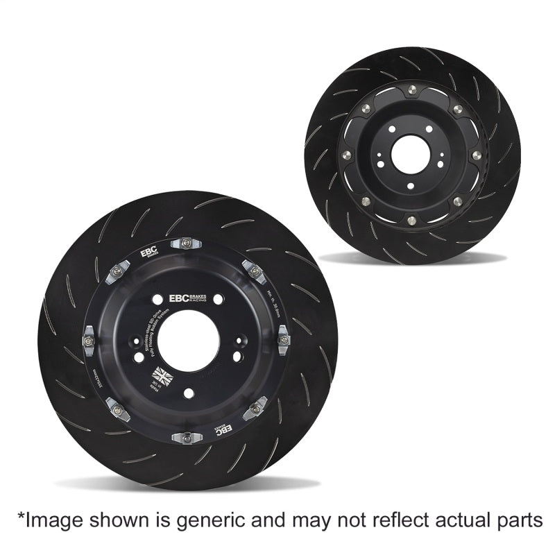 EBC Racing 03-08 Lamborghini Gallardo 5.0L 2 Piece SG Racing Rear Rotors