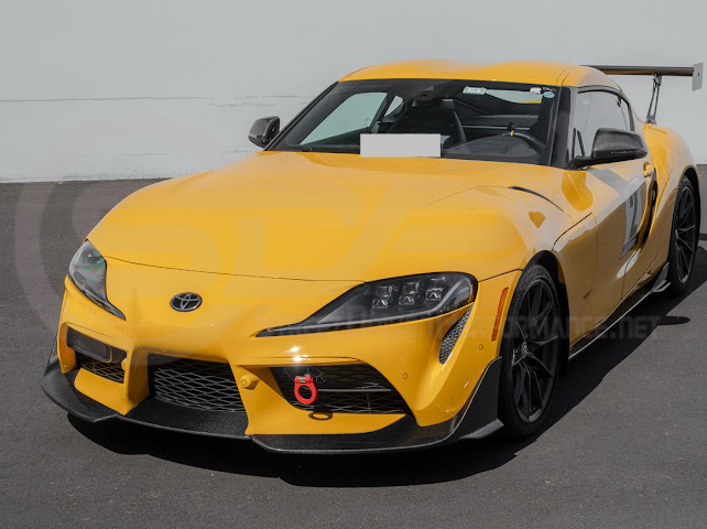 2020-Up Toyota GR Supra A90 A91 | A91 Package CARBON FIBER 3 Piece Front Bumper Lip Splitter Ground Effects