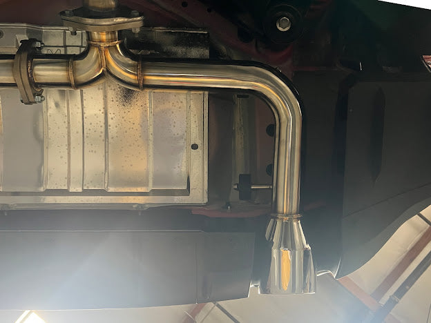 2022-PRESENT TOYOTA GR86 & SUBARU BRZ | MUFFLER DELETE AXLE BACK EXHAUST (CHOME TIPS)