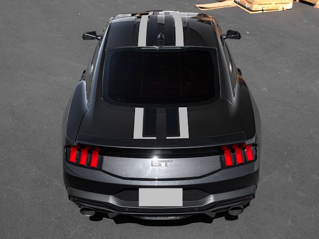 2024-UP FORD MUSTANG S650 | HOOD BODY STRIPE 3M DECALS