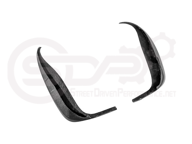2005-2013 Chevrolet Corvette C6 |Z06 ZR1 STYLE CARBON FIBER Front & Rear Splash Guard Mud Flaps
