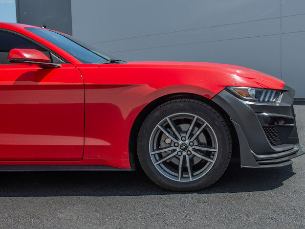 2015-17 FORD MUSTANG | GT500 CONVERSION FRONT BUMPER WITH LED GRILLE KIT