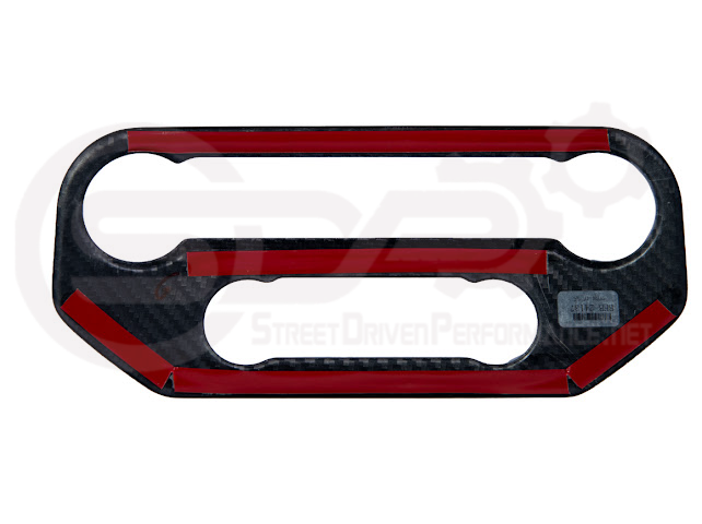 2021-UP FORD BRONCO CARBON FIBER CENTER CONSOLE AC CONTROL PANEL COVER TRIM