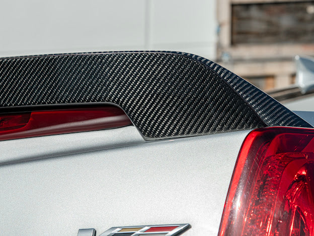 2016 - 2019 Cadillac ATS-V Sedan | Carbon Fiber SDP Style Rear Trunk Lid Spoiler Wing