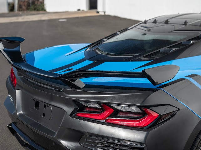 2020-PRESENT CORVETTE C8 STINGRAY & Z51 | Z06 CONVERSION REAR BUMPER & SPOILER KIT