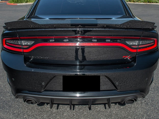 2015-UP DODGE CHARGER REAR SPOILER WICKERBILL FLAP INSERT