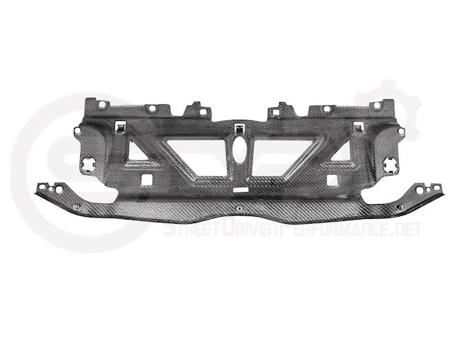 2021+ BMW G87 G80 G82 M2 M3 M4 | DRY CARBON FIBER WATER TANK RADIATING PLATE COVER TRIM