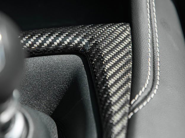 2024-Up Ford Mustang S650 | CARBON FIBER Interior Manual Gear Shift Panel Trim Cover