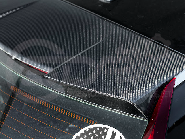 2009-2015 CTS-V V2 Wagon - Carbon Fiber Trunk Lid Spoiler / Wing