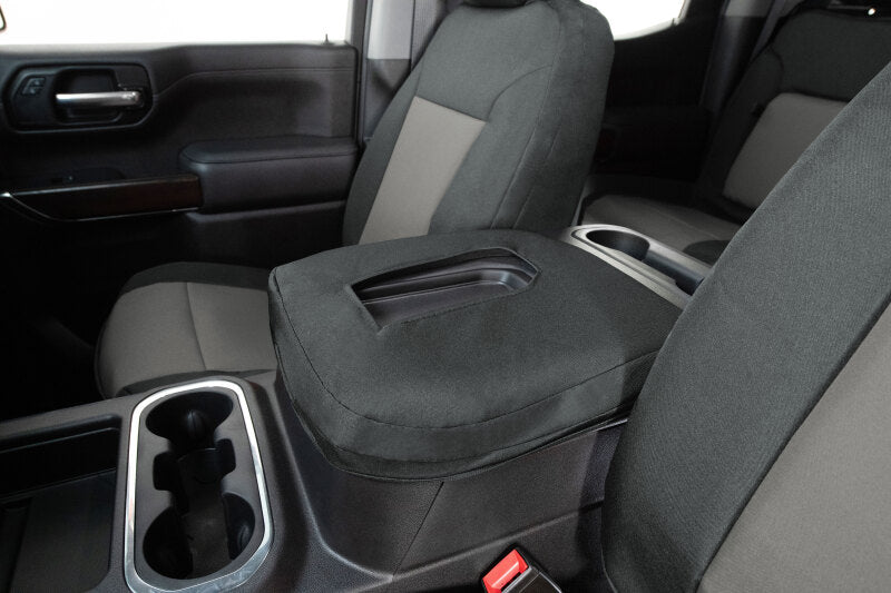 Covercraft 23-24 Ford SuperDuty Endura PrecisionFit Custom Front Row Seat Covers - Charcoal/Silver